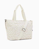 Kipling Colissa S Elevated Jacquard Omuz Çantası White Cheetah
