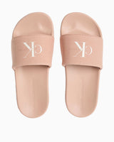 Calvin Klein Slide Monogram Flip Flops Terlik Triple Dusty Coral