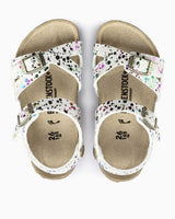 Birkenstock Rio Kids MF Kız Çocuk Terliği Confetti White Pop