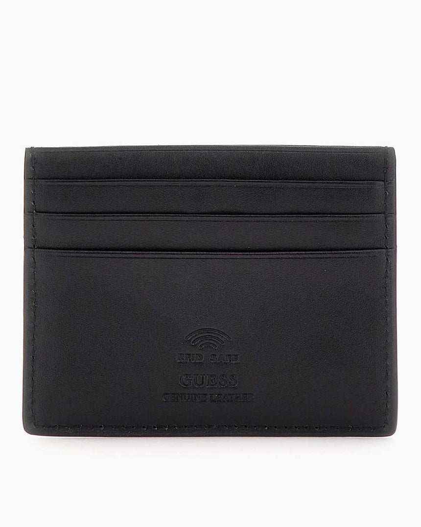 Guess Boston Erkek Deri Kartlık Cüzdan Black