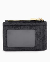 Guess Access Laurel II Kartlık Bölmeli Kadın Cüzdan Coal Logo