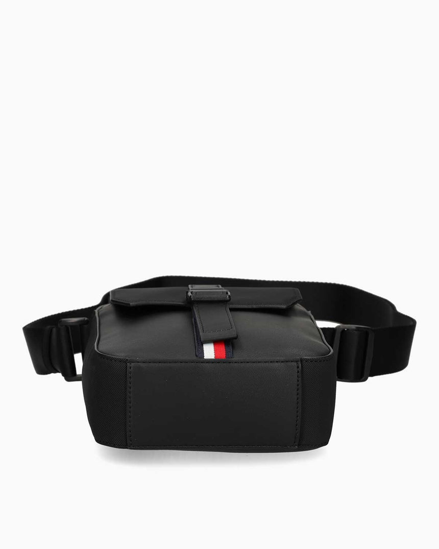 Tommy Hilfiger Foundation Mini Erkek Muhabir Çapraz Askılı Çanta Black