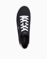 Tommy Hilfiger Canvas Lace Up Sneaker Black