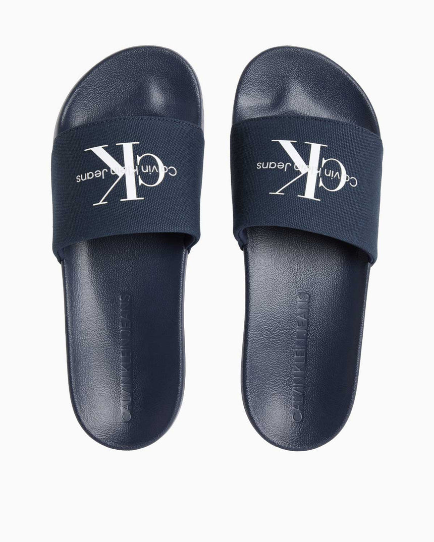 Calvin Klein Flip Flops Slides Terlik Triple Navy