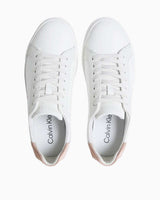 Calvin Klein Katty Deri Kadın Sneaker Lily White/Tuscany