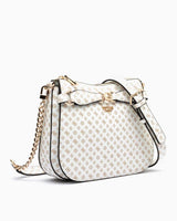 Guess Eliette Logo Crossbody Çapraz Askılı Çanta White Logo