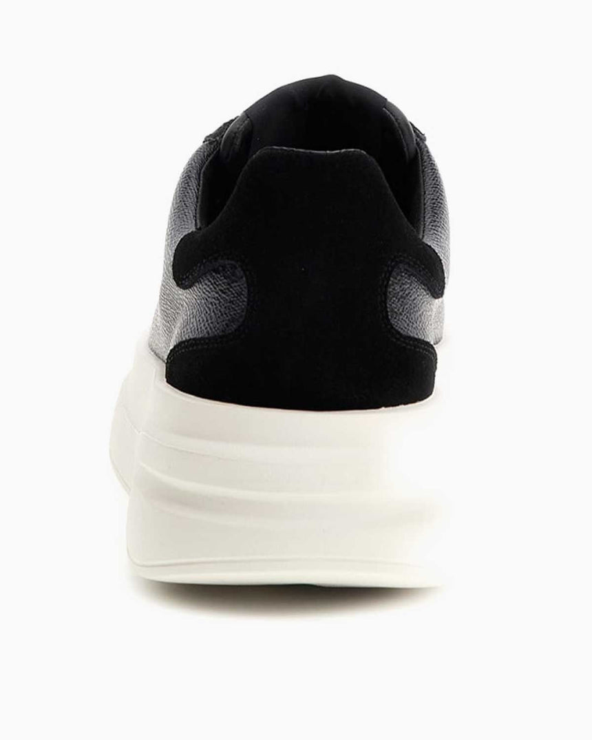 Guess Elba Monogram Baskılı Sneaker Black