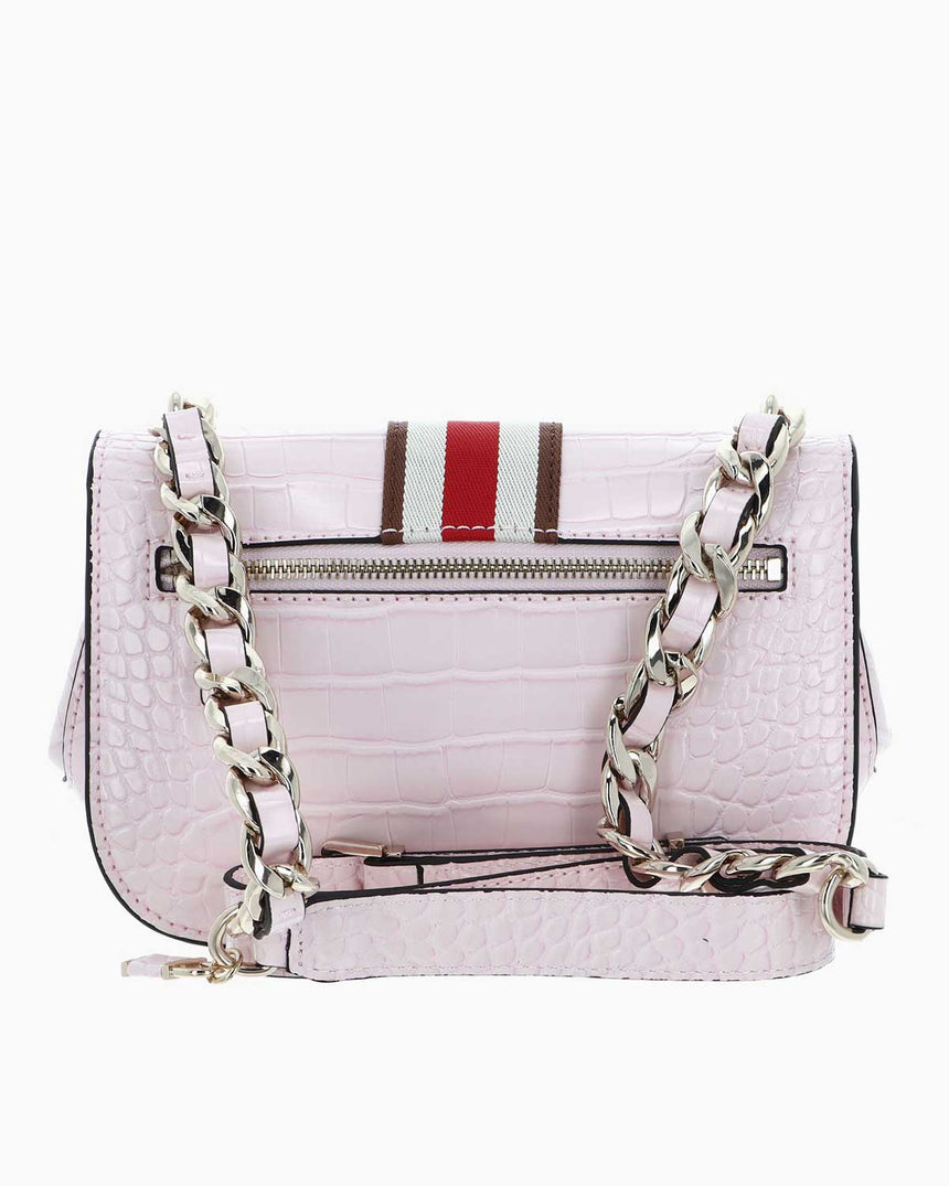 Guess Nelka Crossbody Çapraz Askılı Çanta Pale Pink