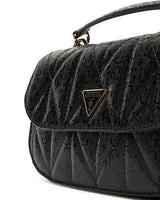 Guess Aldina 4G Logolu Kadın El Çantası Black