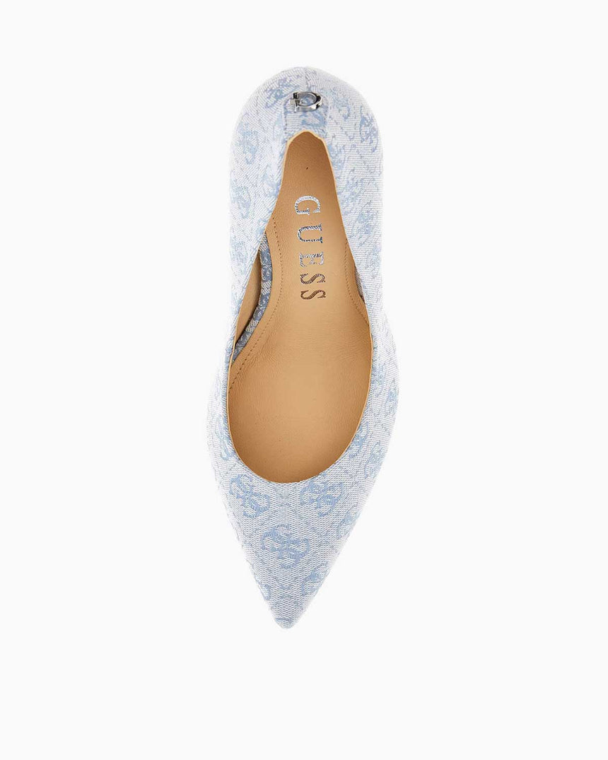 Guess Sabalia Stiletto Topuklu Ayakkabı Blue
