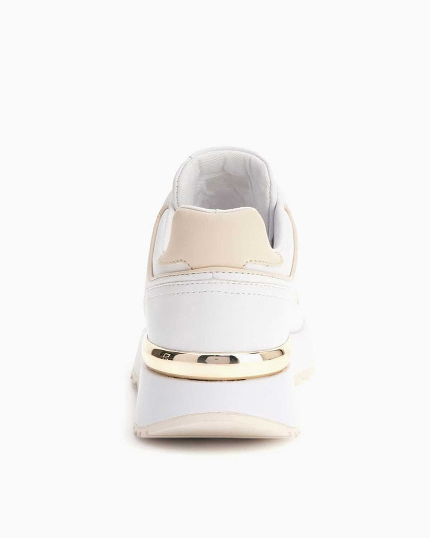 Guess Koyaa Logo Detaylı Sneaker White/Cream
