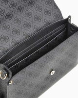 Guess Access Meridian II Kadın Omuz Çantası Coal Logo