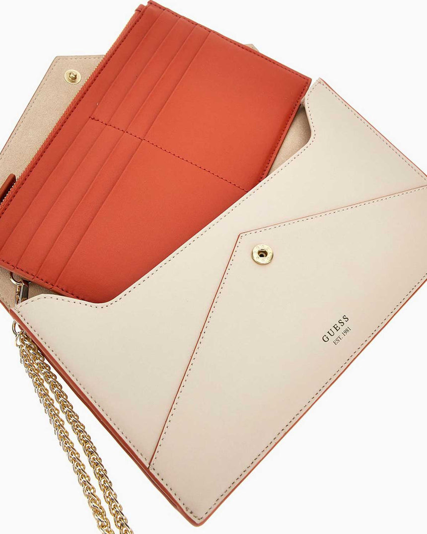 Guess Large Envelope El Çantası Lamb