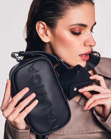 Nautica Mini Cüzdan Detaylı Çapraz Askılı Çanta Siyah