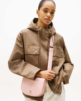 Tommy Hilfiger Logotape Saddle Çapraz Askılı Çanta Foggy Pink