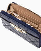 Guess Blane Idra Orta Boy Fermuarlı Kadın Cüzdan Midnight