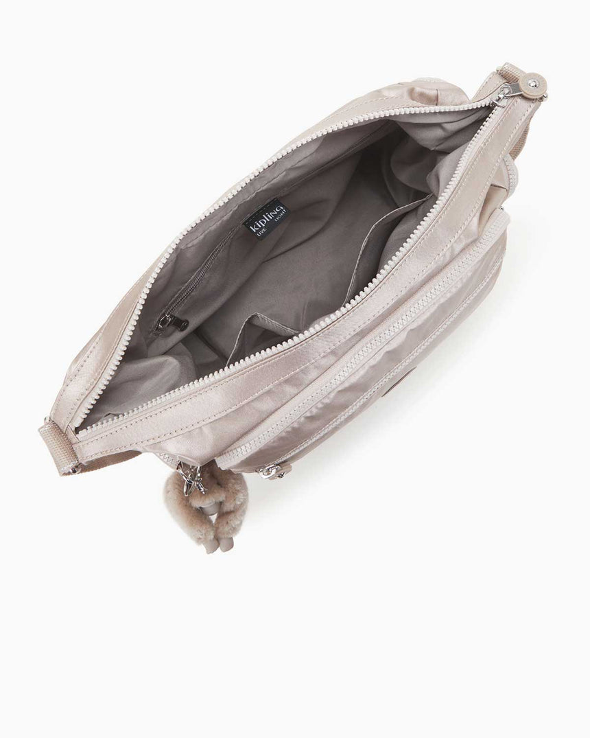 Kipling Gabbie Basic Plus Kadın Omuz Çantası Metallic Glow
