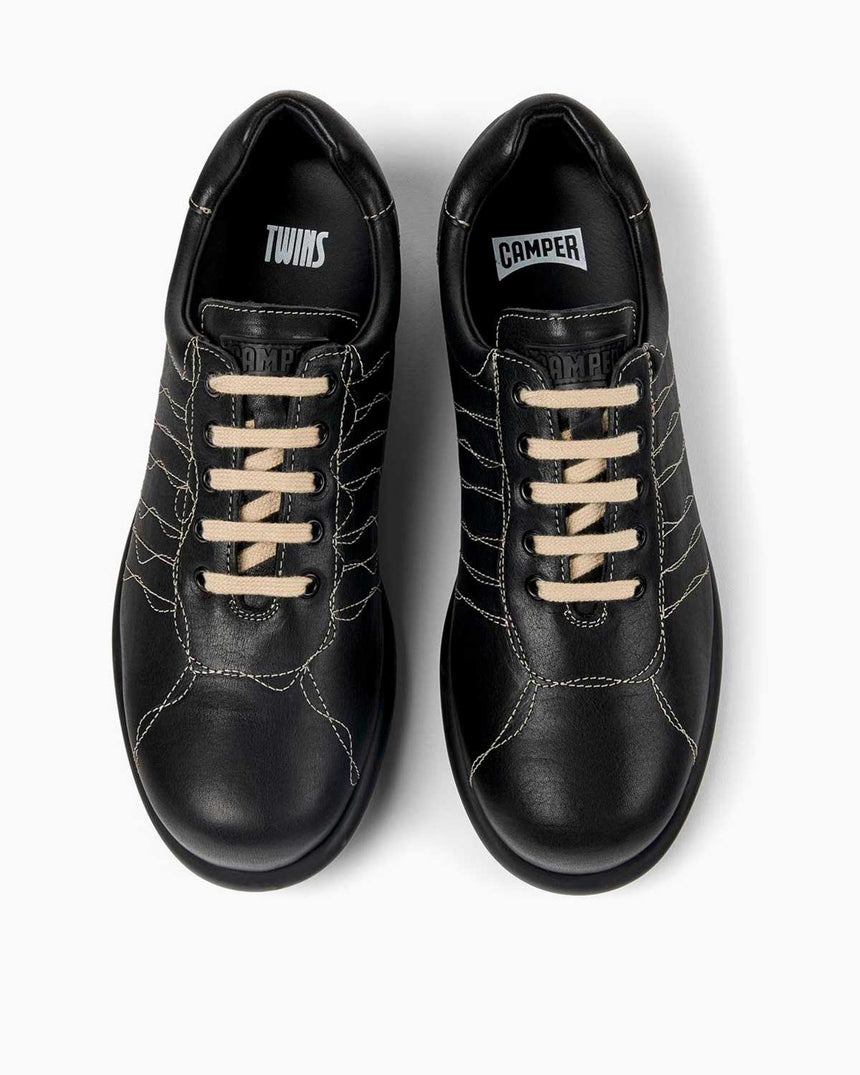 Camper Tws Oxford Deri Sneakers Siyah