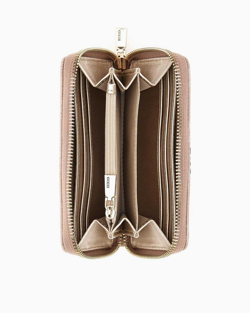 Guess Laurel Slg Medium Cüzdan Light Rose Logo