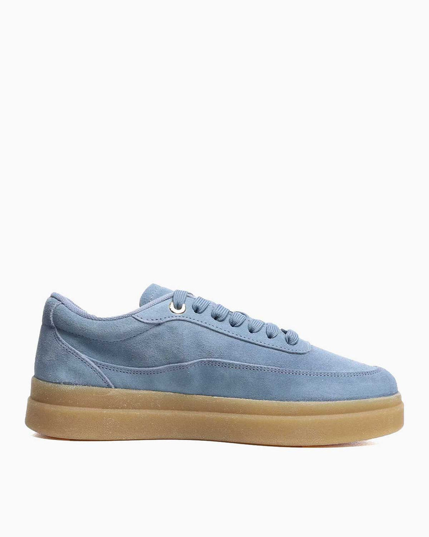 Tommy Hilfiger Bonnie Süet Modern Kort Kadın Sneaker Brisk Blue