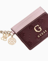 Guess Access Kadın Kartlık Detaylı Cüzdan Wine