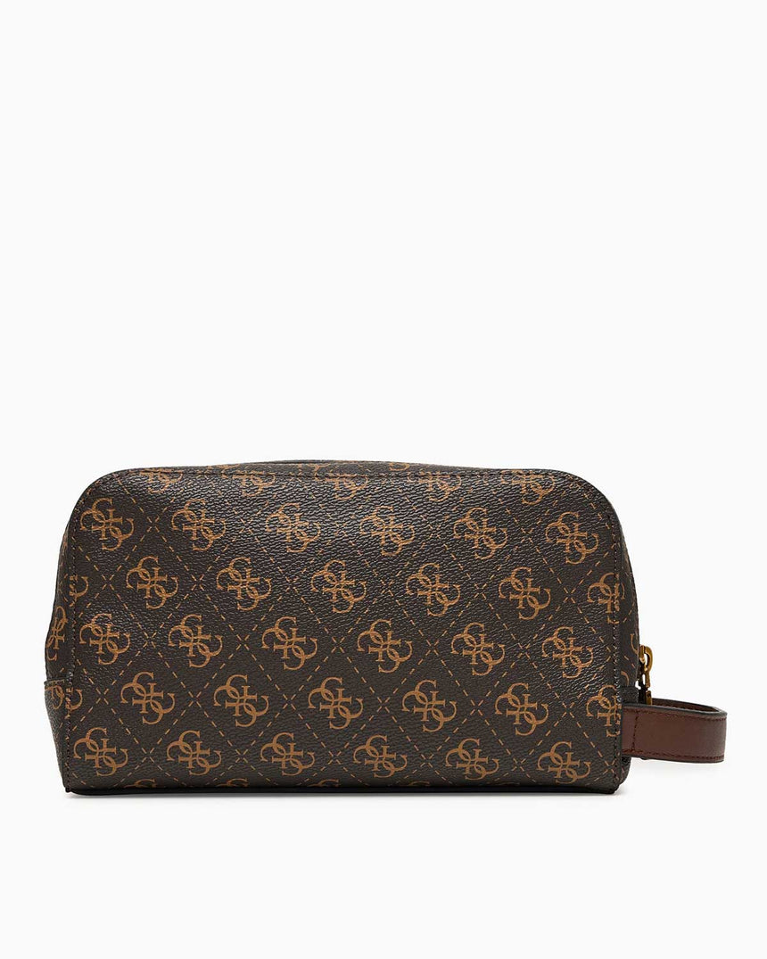 Guess Milano Erkek Makyaj Çantası Brown/Ochre