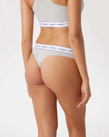 Guess Carrie Thong Logolu Külot Light Rock Heather