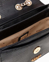 Guess Orlina Convertible Zincirli Çapraz Askılı Mini Çanta Black