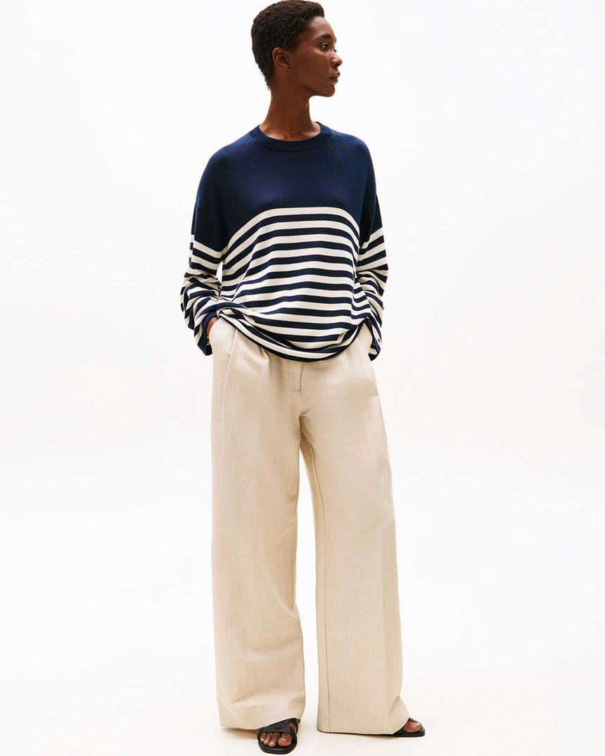 Tommy Hilfiger Logo Strap Mule Flat Sandalet Black