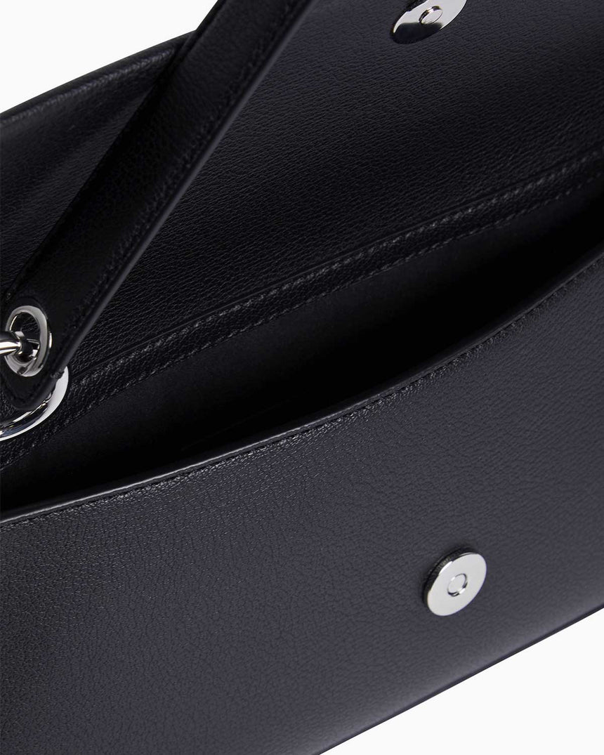 Calvin Klein Minimal Monogram Pouch Shoulder Bag Omuz Çantası Black