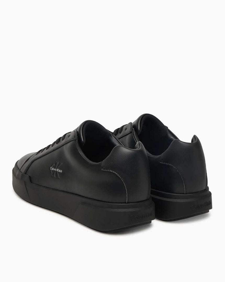 Calvin Klein Avenue Kısa Kalın Taban Erkek Sneaker Triple Black
