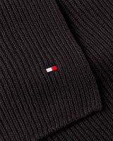 Tommy Hilfiger Flag Pima Cash Atkı Black