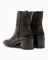 Calvin Klein Eden Fermuarlı Deri Kadın Bot Bordeaux