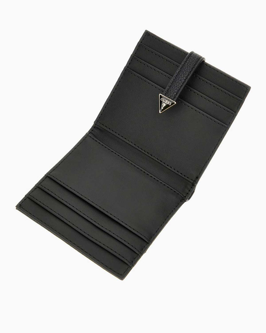 Guess Laurel Slg Card Case Monogram Kartlık Coal Logo