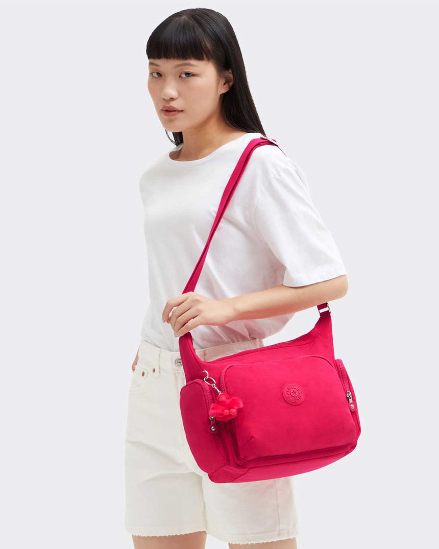 Kipling Gabbie Basic Omuz Çantası Confetti Pink