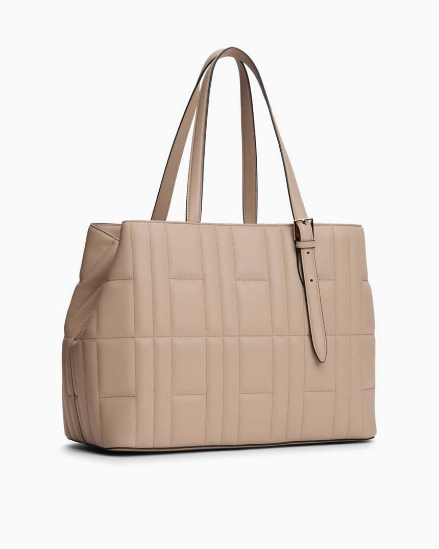 Tommy Hilfiger Feminen Kadın Tote Çanta Coastal Taupe