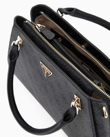 Guess Anadela Noelle II Luxury Kadın El Çantası Coal Logo