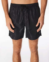 Guess Swimtrunk Bottoms Deniz Şortu Black Embossed Logo
