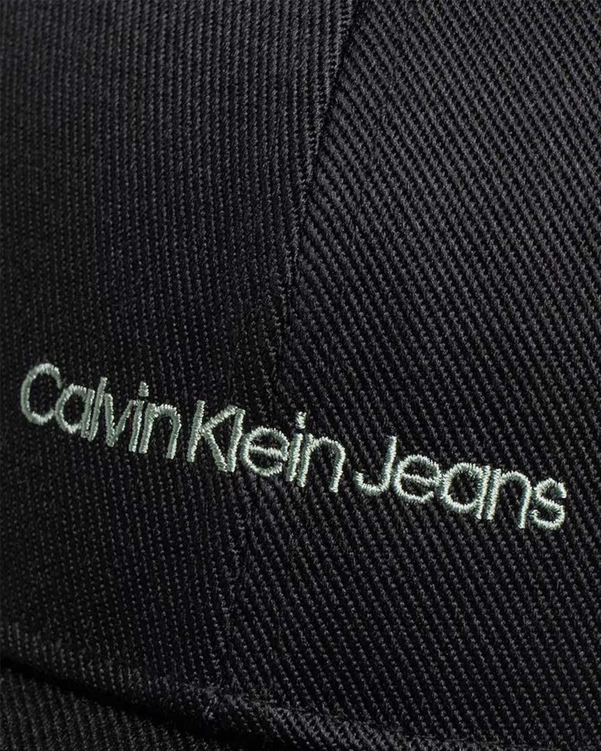 Calvin Klein Mono Logo Embro Headwear Şapka Black
