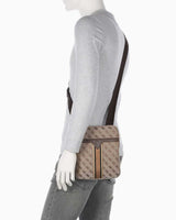 Guess Milano Monogram Çapraz Askılı Çanta Beige / Brown