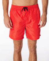 Guess Swimtrunk Bottoms Deniz Şortu Red Embossed Logo