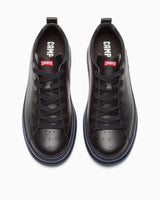 Camper Hakiki Deri Runner Erkek Sneakers Siyah