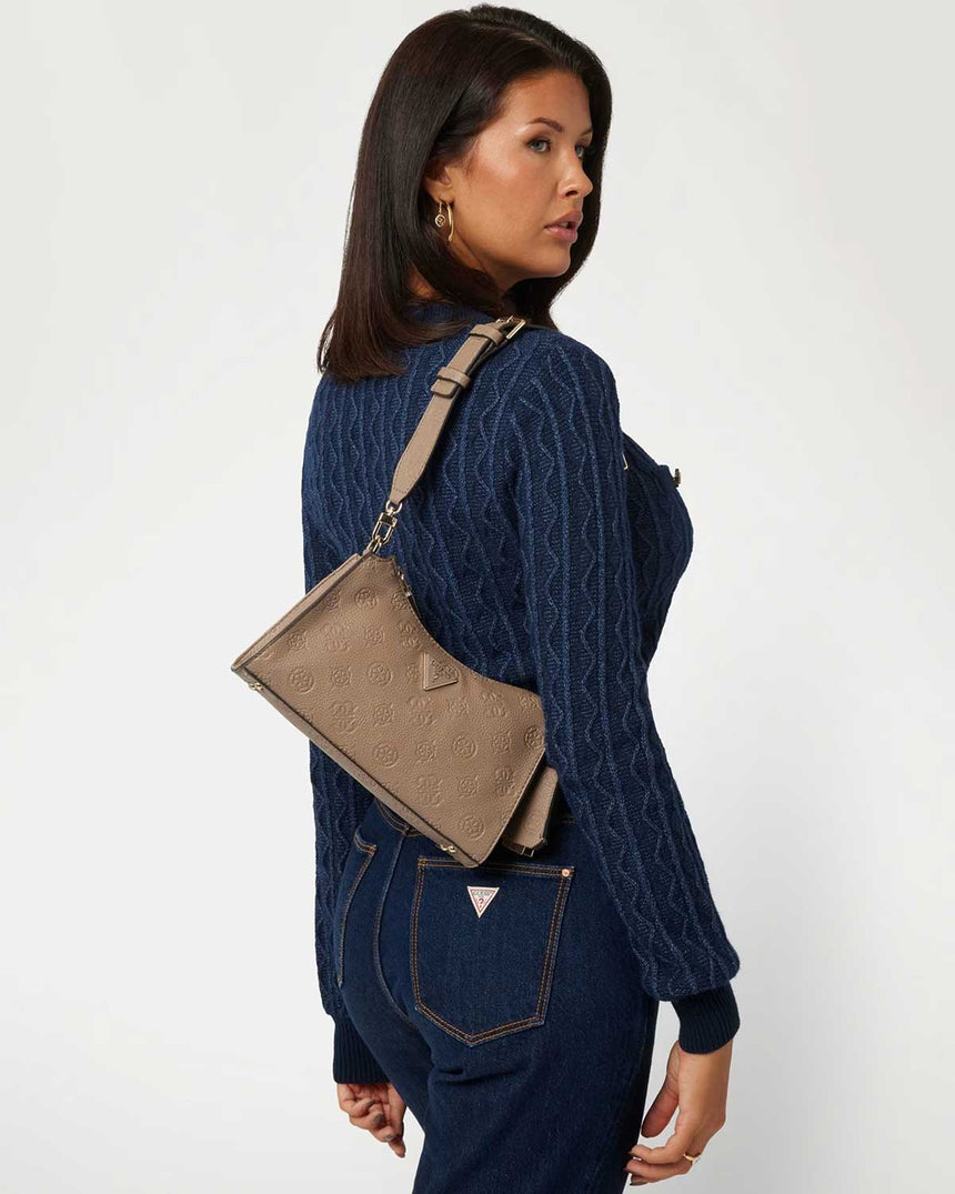 Guess Cresedia Top Zip Shoulder Bag Omuz Çantası