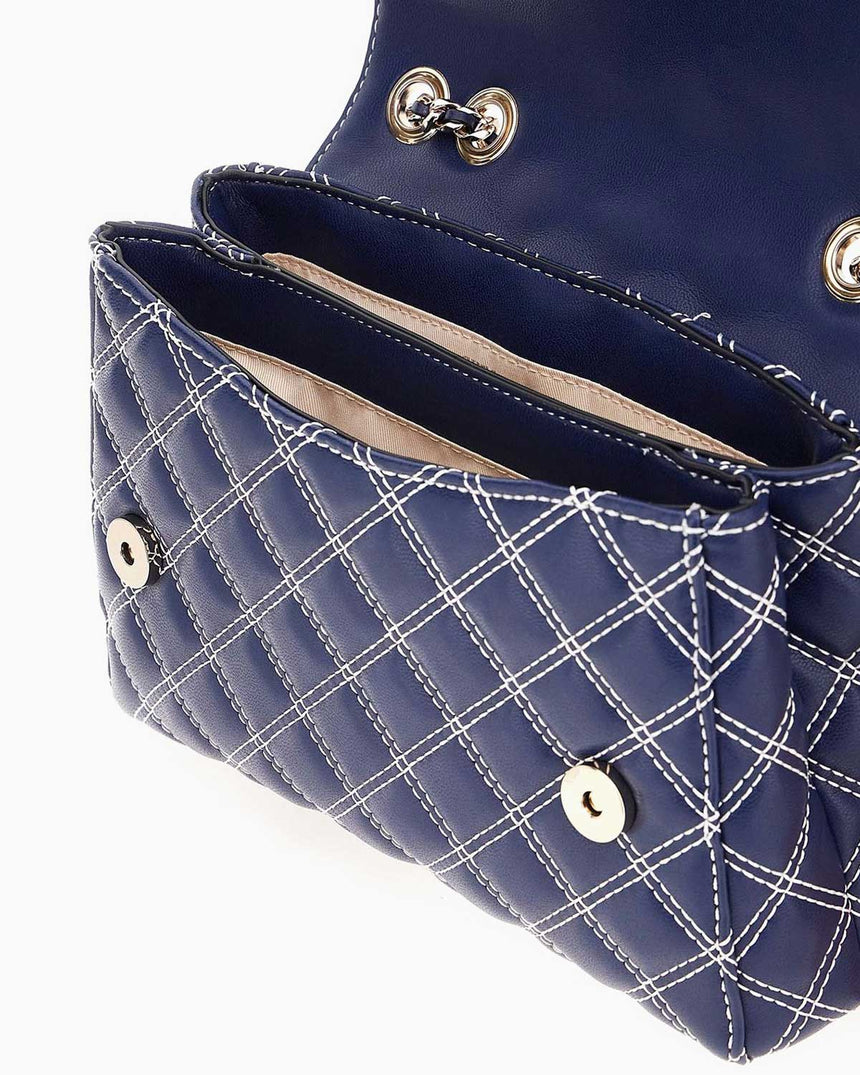 Guess Cruise Vibe Convertible Logolu Omuz Çantası New Vintage Wash