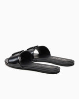 Calvin Klein Flat Logolu Sandalet Black