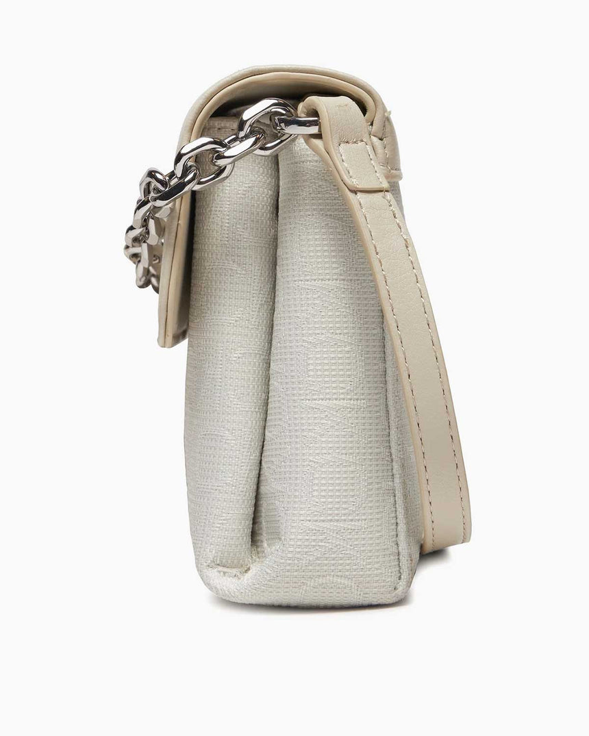 Calvin Klein Zincir Detaylı Çapraz Askılı Çanta Grey