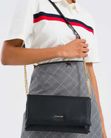 Us Polo Assn Zincir Detaylı Çapraz Askılı Çanta Siyah