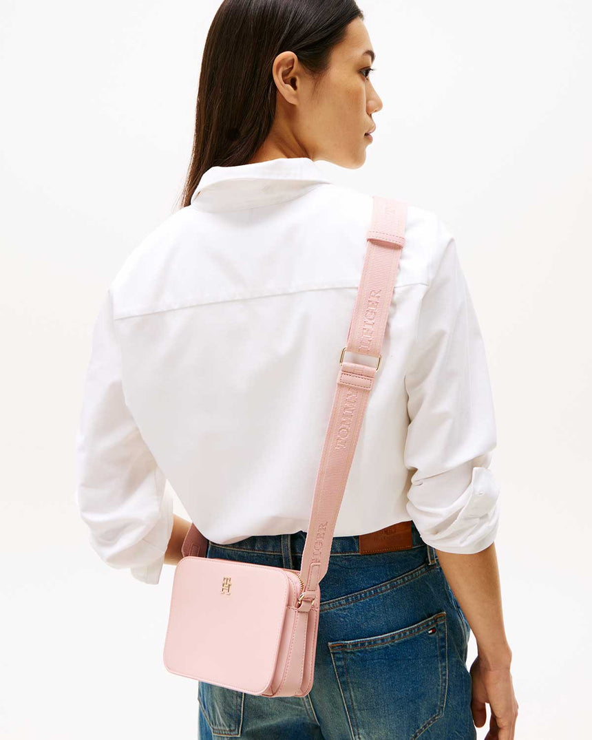 Tommy Hilfiger Logotape Camera Bag Foggy Pink