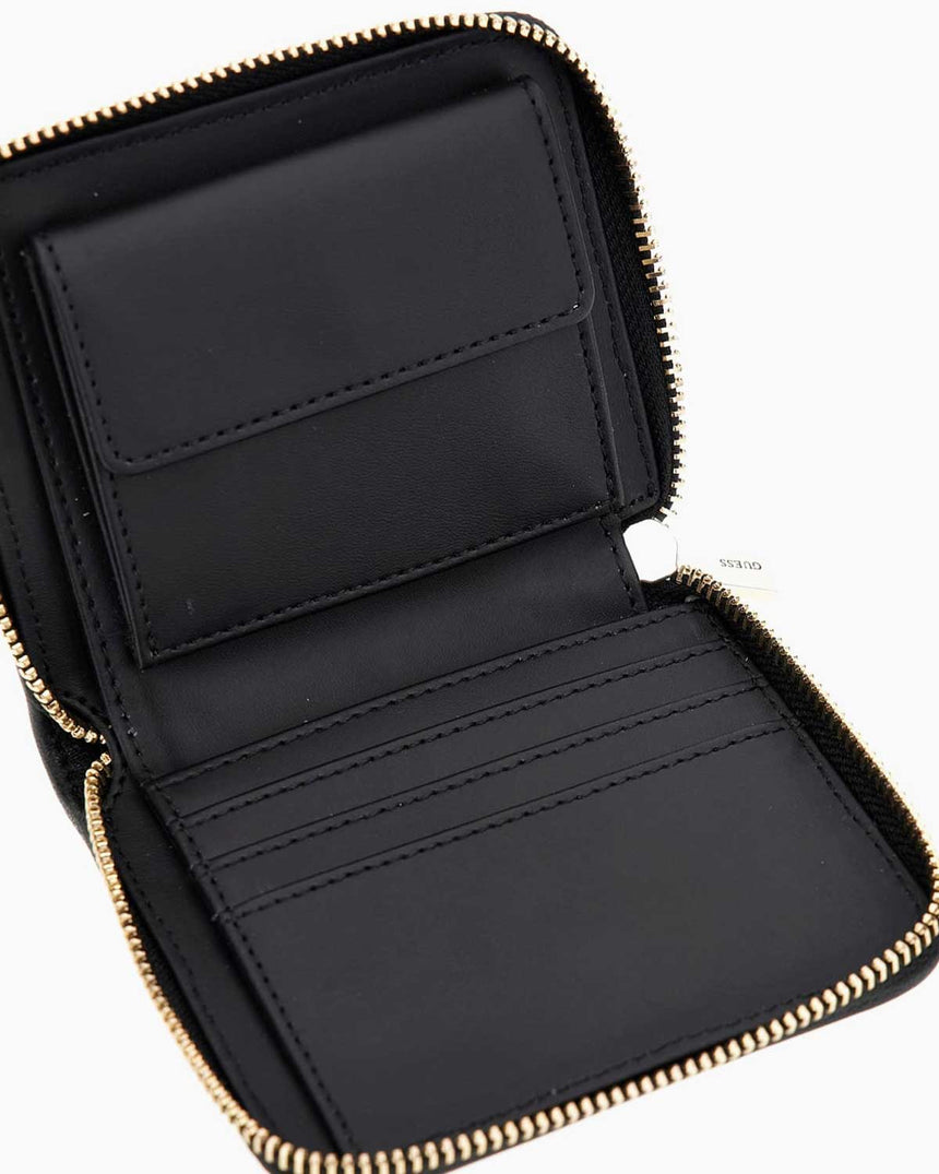 Guess Valla Fermuarlı Küçük Boy Kadın Cüzdan Black