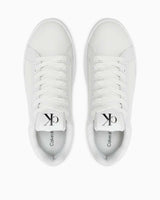 Calvin Klein Jeans Bold Platform Low Top Sneakers Triple Bright White